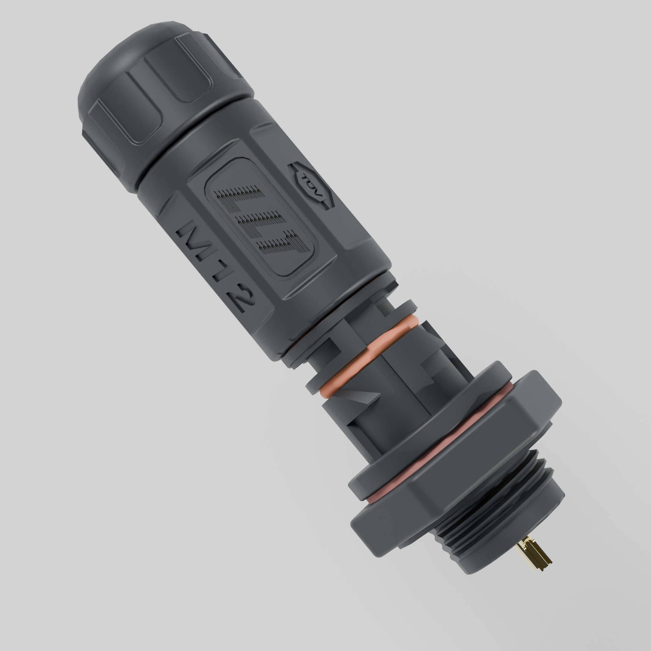 M12防水连接器 产品细节图