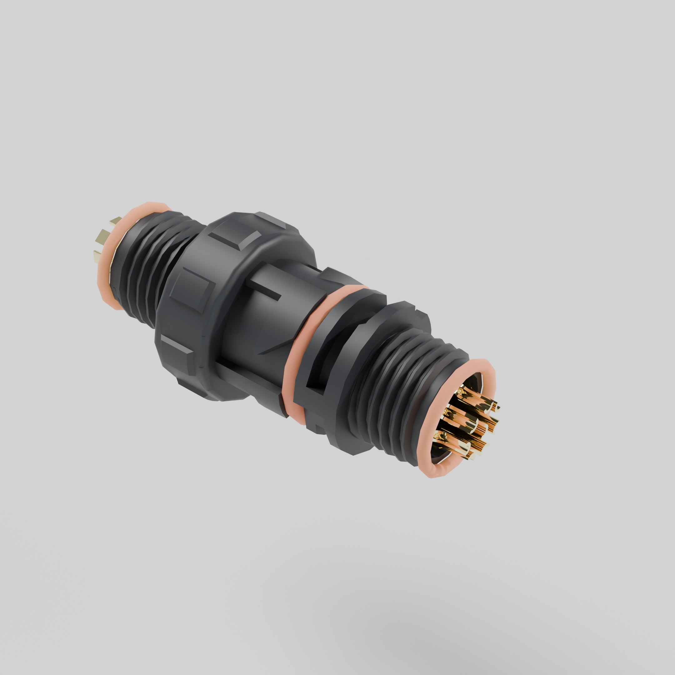 M12防水连接器 产品细节图